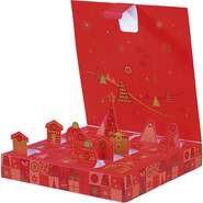 Calendario dell'Avvento in scatola di cartone Collezione &#8220;Mosaico Festivo&#8221; : Speciale feste